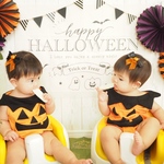 即納【Halloween Tapestry】コットンリネン＊横型＊ハロウィンタペストリー＊ファブリックポスター＊Sサイズ