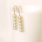 コットンパール バーピアス