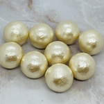 素材0109コットンパール片穴⑫(3個入り)