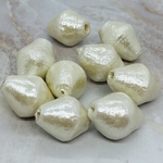 素材0119コットンパールコマ型(5個入り)