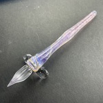 紫とピンクのガラスペン（2）