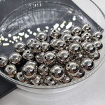 【８０個】no37-1 B品 10mm CCB メタルボール ラウンド ビーズ 丸玉 シルバー