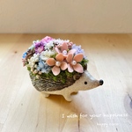 《再販》＊＊ハリネズミ🦔フラワーポットminiサイズ登場＊。・＊