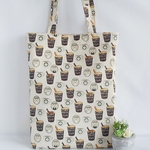 しろくまカフェのシンプルA4トートバッグ