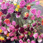 薔薇ドライフラワー　ハーバリウム花材　ガーランド　プリザーブドフラワー花材