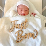 木製レターバナー | Just Born | A