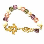 【P様予約品】春を待ちわびる、花束のブレスレット　no406