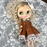 新作　秋の刺繍ドレス ２点セット    　ブライス  リカちゃん アウトフィット