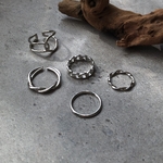 Special price 5点set!! silver ring   真鍮製