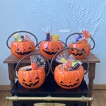 ミニチュア　ハロウィンキャンディーポット🍬🎃