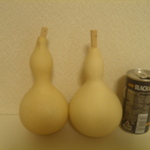乾燥ひょうたん２本セット㊾16㎝と14㎝