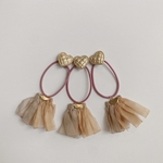 🆕chiffon hair gom♡pink beige × beige