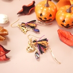 ハロウィンかぼちゃとスカル ピアス＆イヤリング