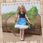 【新作】デニムミニワンピ☆リカちゃん☆ブライス☆ハンドメイド 