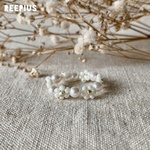 #62 dazzling (cream) / ビーズリング