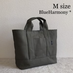 【帆布トートバック】Mサイズ・カーキ・8号帆布・マザーズバック・軽量