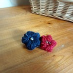 ― お花バレッタ ―