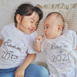 【 ベビー＆キッズTシャツ 】 Born in 生まれ年 【 オーダーメイド 】