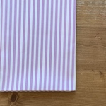 ❥ 生地 布 はぎれ ❁  YUWA 6mm ストライプ ❁  パープル