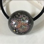 2）〈再販〉ローズ煌めきバタフライヘアゴム