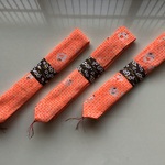  腰ひも３本セット『長尺』　(赤かのこ、唐子人形)JJ