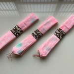  腰ひも３本セット『長尺』　(ピンクドット風、もみじ）GG