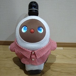 ラボット服 / レッド・前開き襟付きシャツ