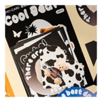 《24枚入》cuteな くまさん ステッカー ブラック