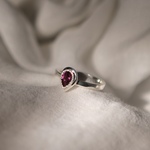 RhodoliteGarnet ⭐︎ doropring /ロードライトガーネットの雫リング