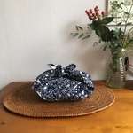 SALE☆〜包む〜バンダナ柄×アニマル♪ネイビー