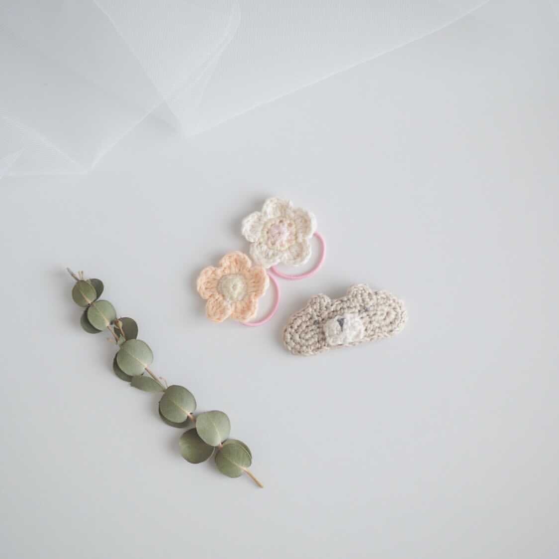 新色追加】ヘアゴム ✿ アネモネ ベビー キッズ 赤ちゃん 子供 女の子