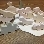 ひろぷー様専用の恐竜セットとどうぶつバラ2個