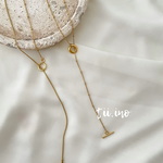 2way×long necklace gold/選べるﾃﾞｻﾞｲﾝ