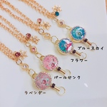 イニシャルいり可　雪の妖精シマエナガ❄️リールキーホルダー　バックチェーン