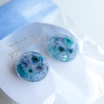 Blue Flowers（イヤリング）