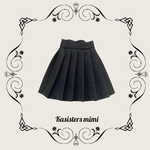 再販3【送料無料】黒プリーツスカート【ブライス】【リカちゃん】【ブライスアウトフィット】【リカちゃん服】
