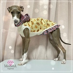 【イタグレ用犬服】気分はパリジェンヌ🥐フレブルわっさん✖️チェックのパリジェンヌドッグウェア🧸