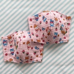 NEW ⭐️  二枚セット　キッズマスク🧸レトロアニマル🧸チェック