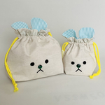 クマのお弁当袋コップ袋セット🐻