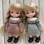 【ミキマキちゃんサイズ】ノルディックニットワンピース　2点セット