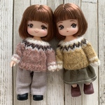 【ミキマキちゃんサイズ】ノルディックニット　2点セット②