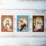 ポストカード３枚セット〈秋の恵み〉