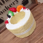 モルタルホールケーキ、フルーツデコ 