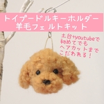 初めてでも失敗しないトイプードルの羊毛フェルトオーナメントキット　うちの子オーダーを自分自身で作ってみたい方向け