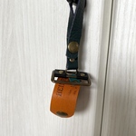 軍手&スケールホルダー　グローブホルダー　オレンジ本革