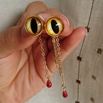 ドラゴンアイの雫ピアス(セット販売)
