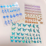 蝶と星座とシャンデリアのシートセット①