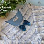 natural*(L)ラメ入りウール混(金ラメ)ワンピース