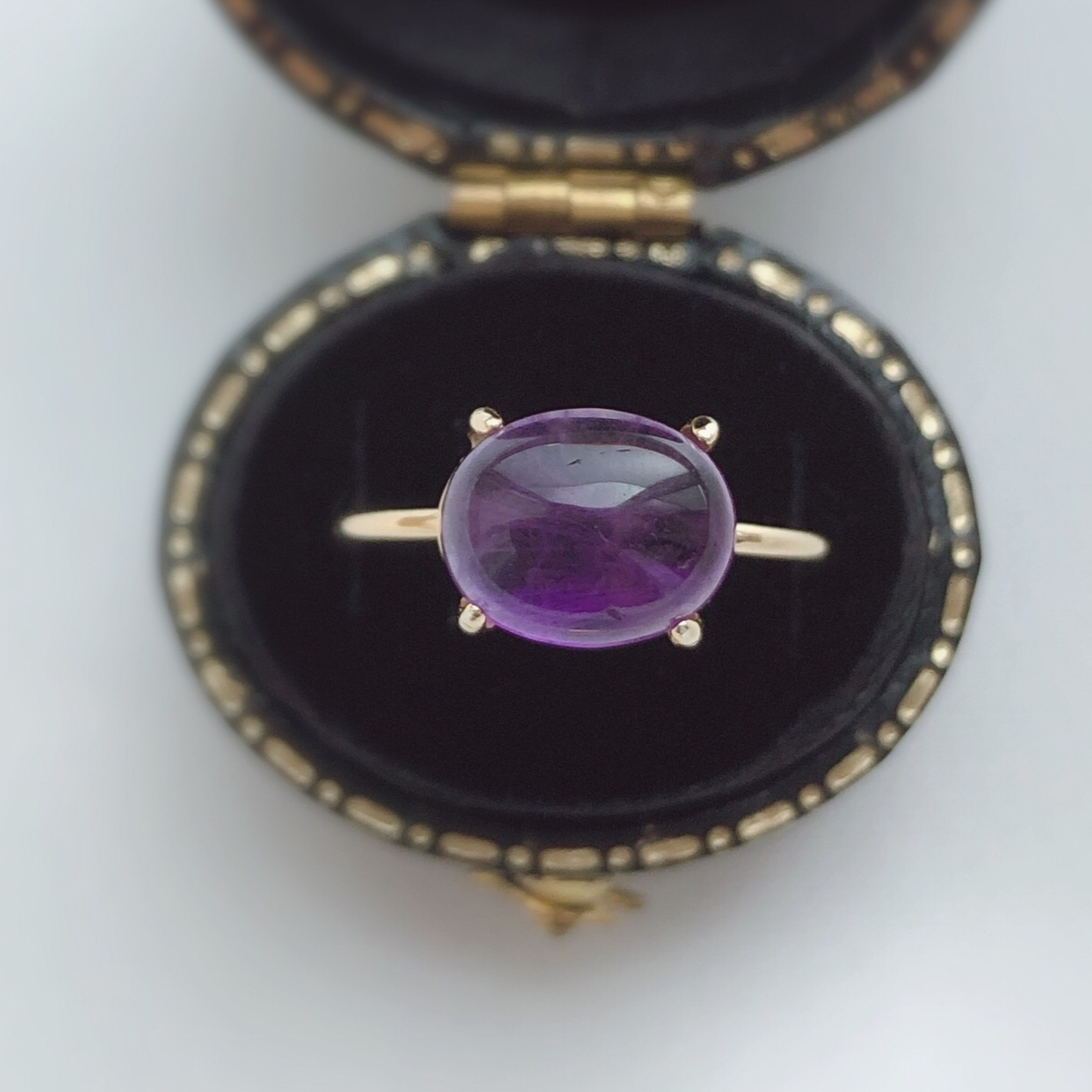 作家さん ハンドメイド 大粒 ラベンダーアメジスト リング 作家さん ハンドメイド 大粒 ラベンダーアメジスト リング