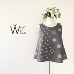 BUBBLE FLARE TOP (GREY)